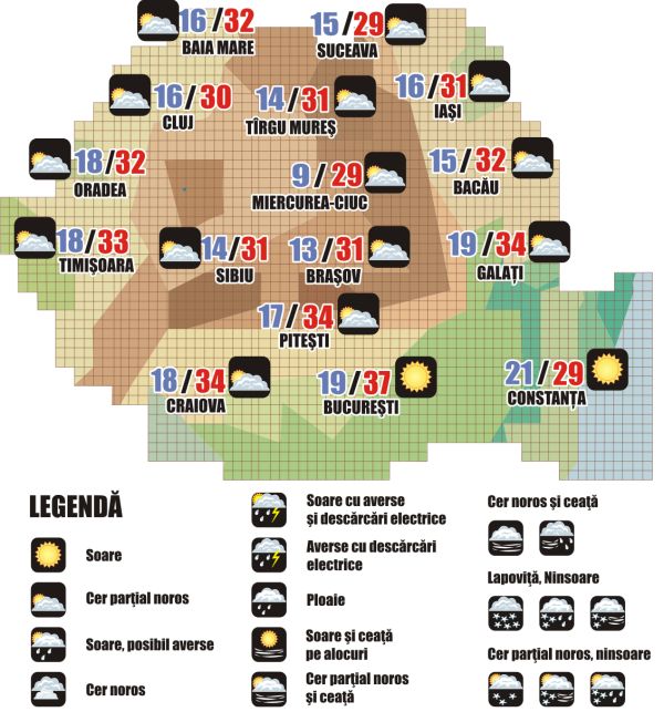 Prognoza meteo (03.09. - 04.09.2025)